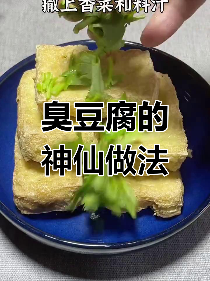 臭豆腐的两种神仙吃法,外酥里嫩,酸辣口感让人停不下来