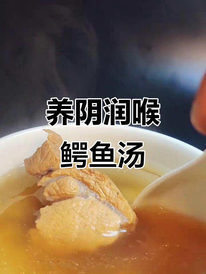 润肺止咳鳄鱼汤，滋补又美味