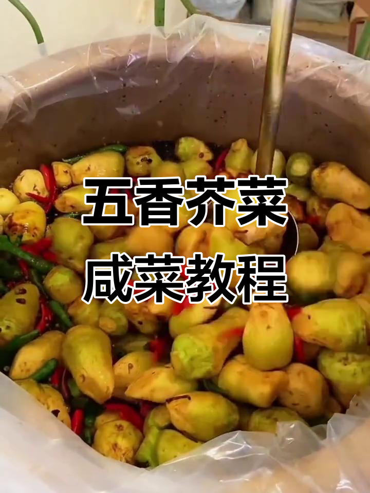 五香芥菜咸菜的独特配方,教你如何腌制出美味佳肴
