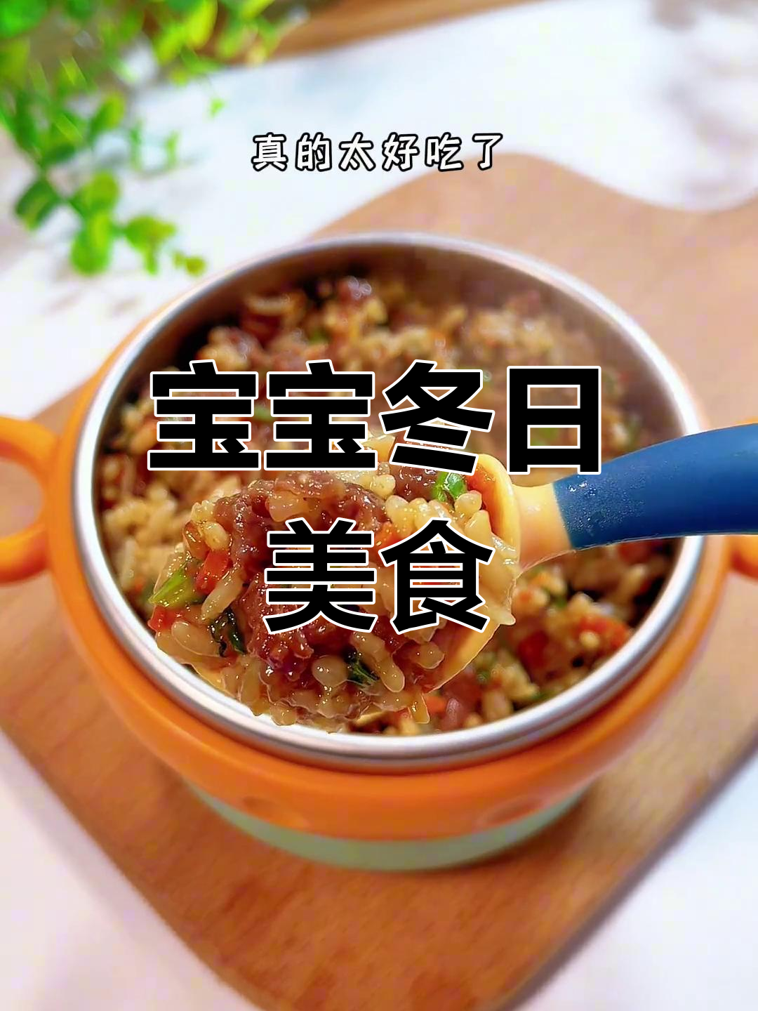 12月冬季宝宝辅食,牛肉蔬菜饭,营养简单