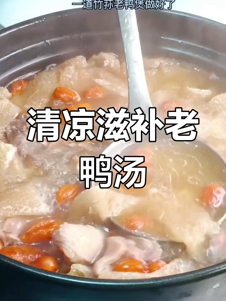 竹荪老鸭煲,清火养胃
