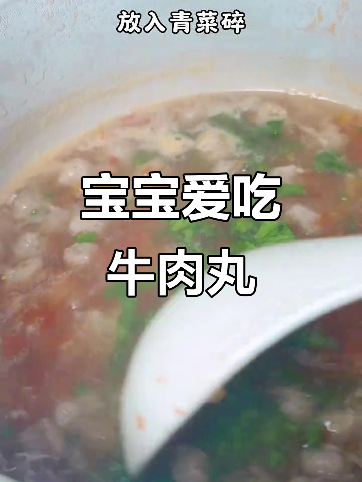 牛肉丸子软嫩易消化,宝宝最爱,做法简单又营养