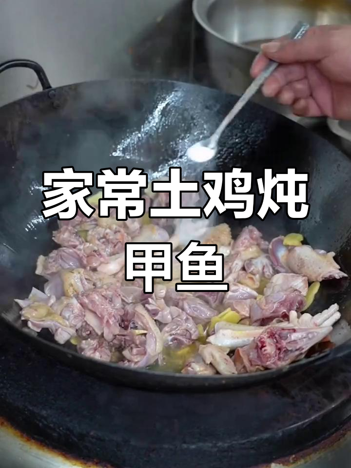 土鸡炖甲鱼,家常美味大挑战