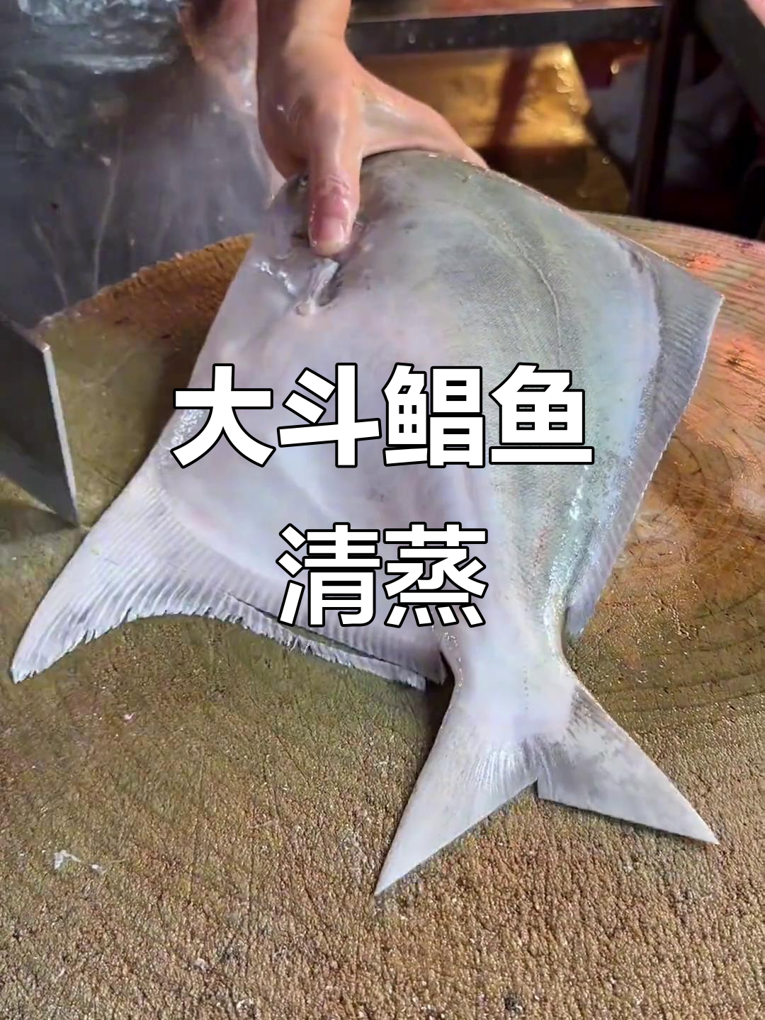 本港大斗鲳鱼清蒸,鲜嫩无比的贵族海鲜