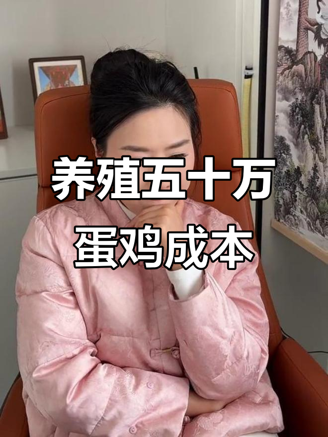 养50万只鸡的成本大揭秘,从土地到设备全算一遍