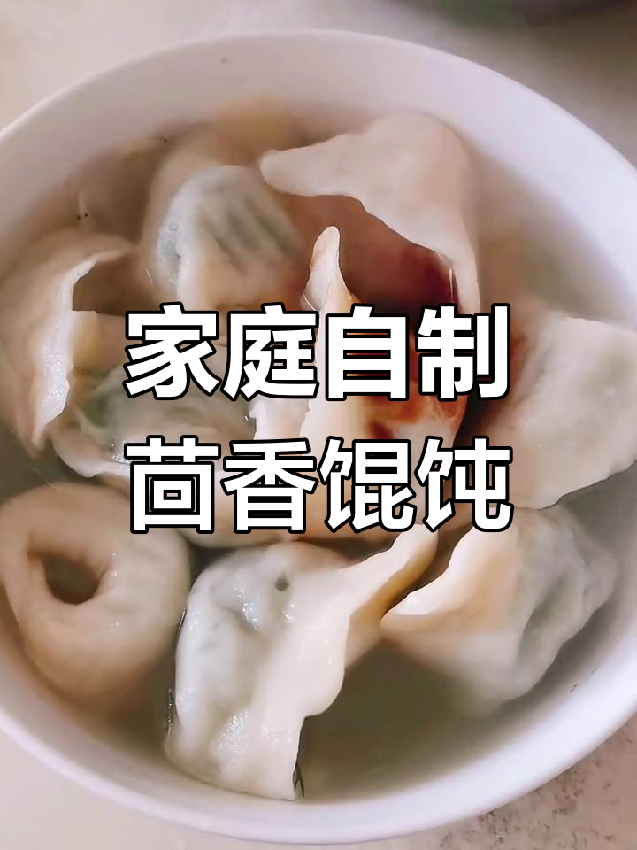 教你轻松包出薄皮大馅茴香馄饨,简单又美味