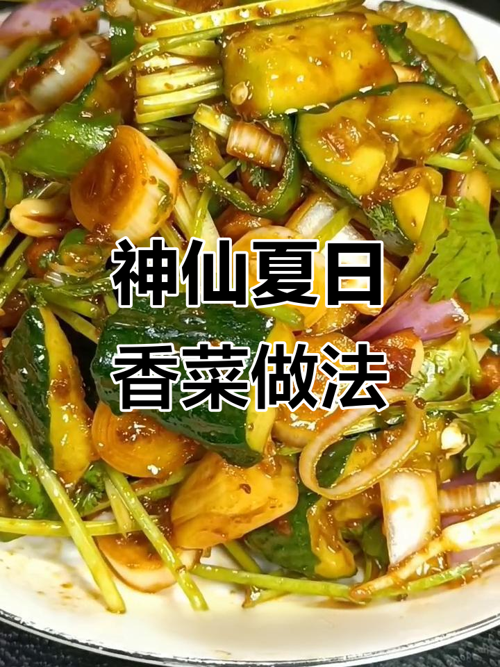 夏季香菜新吃法,简单又美味!
