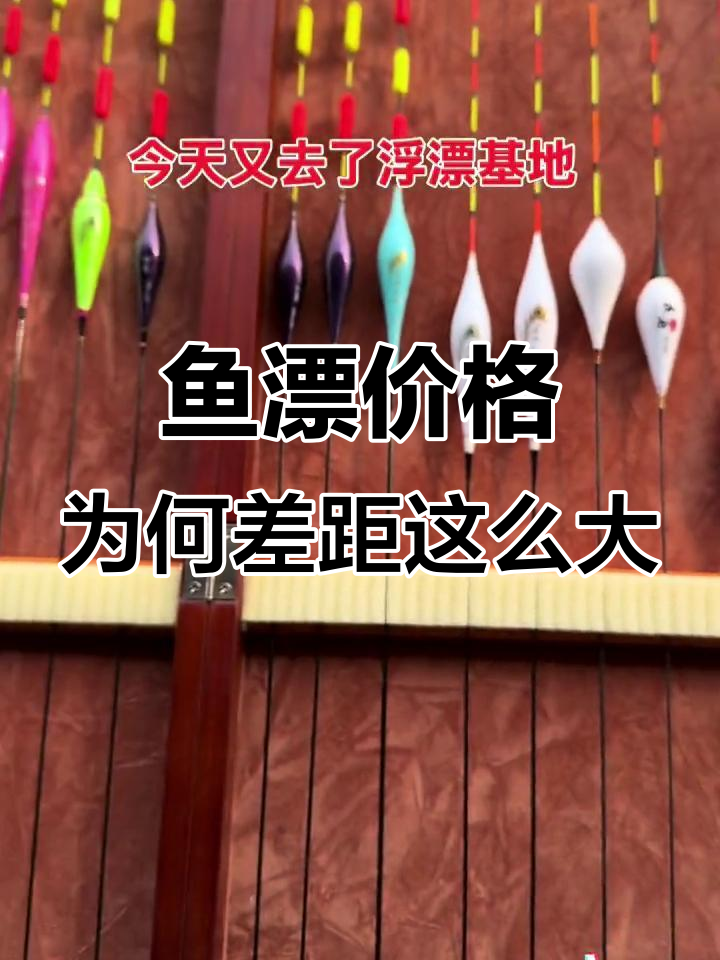 鱼漂价格差异大，5元到80元的都有哪些区别？