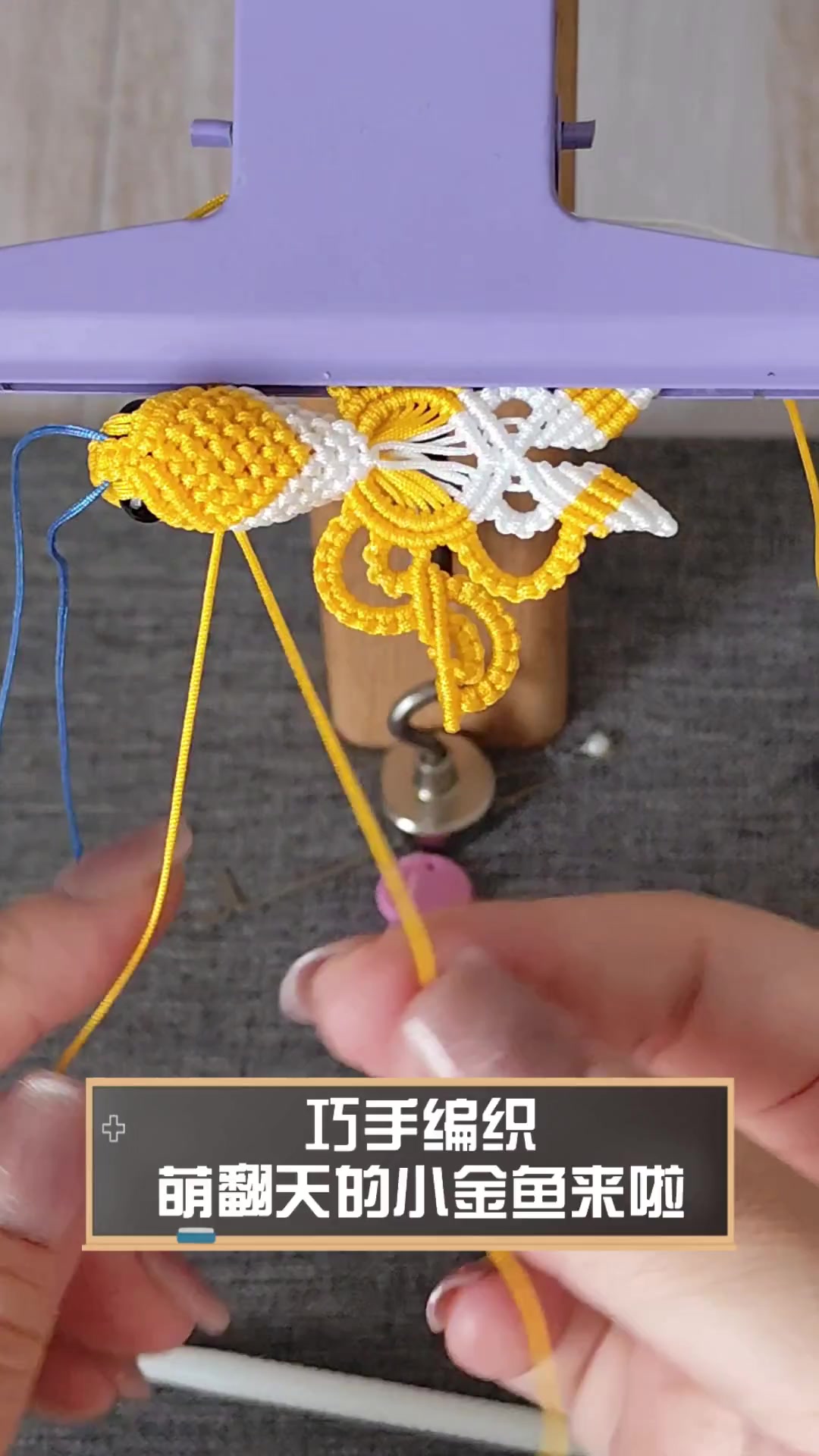 巧手编织,萌翻天的小金鱼来啦