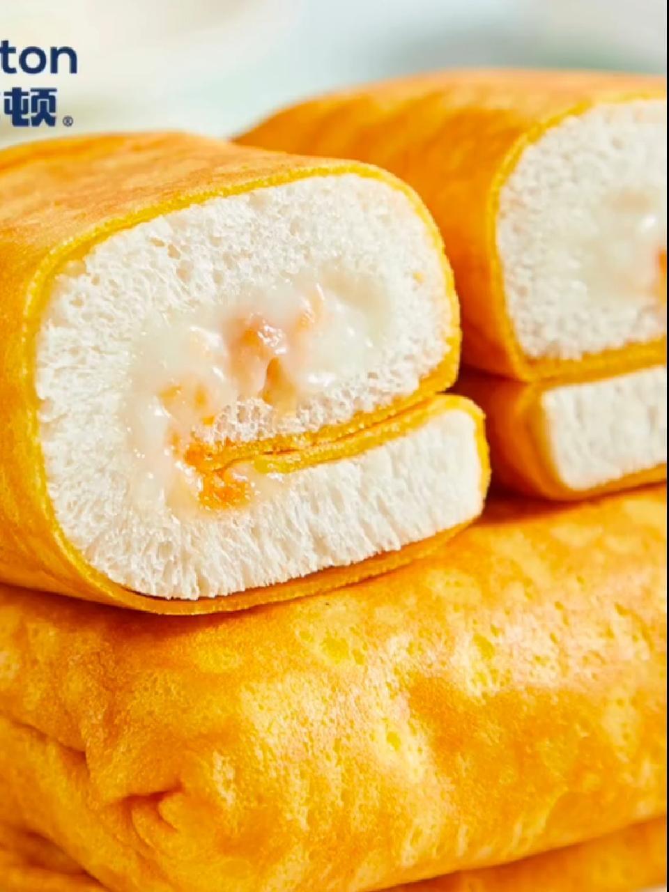 卡尔顿大品牌肉松蛋糕营业美食早餐鲜糯糕好吃停不下来吃货必尝 好吃到停不下来 抖音美食推荐官