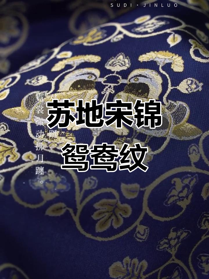 苏地宋锦：鸳鸯卷草纹的美丽与神秘