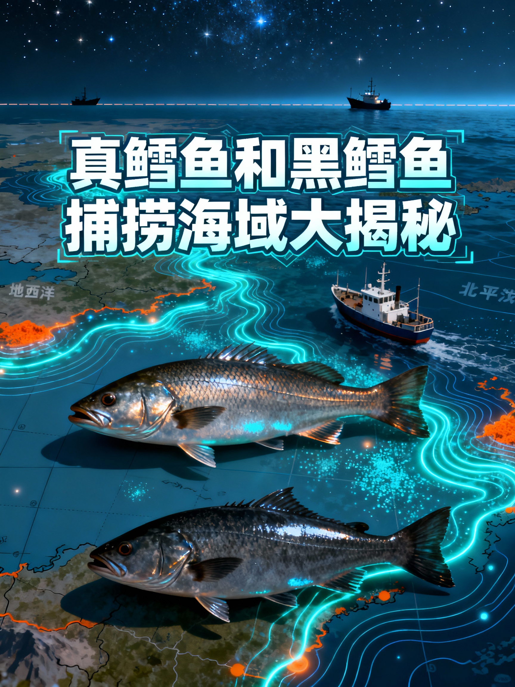 真鳕鱼和黑鳕鱼捕捞海域大揭秘