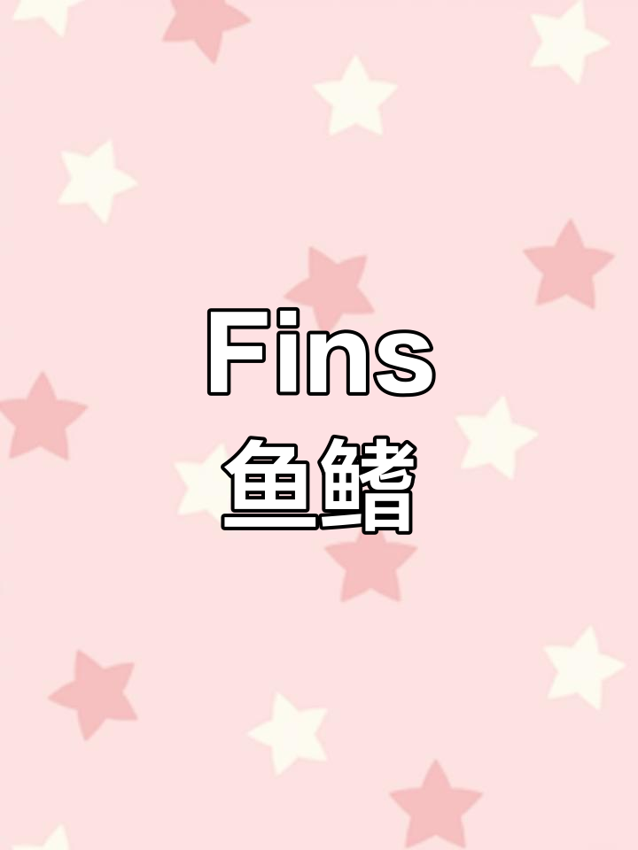 鱼鳍的英语趣配音