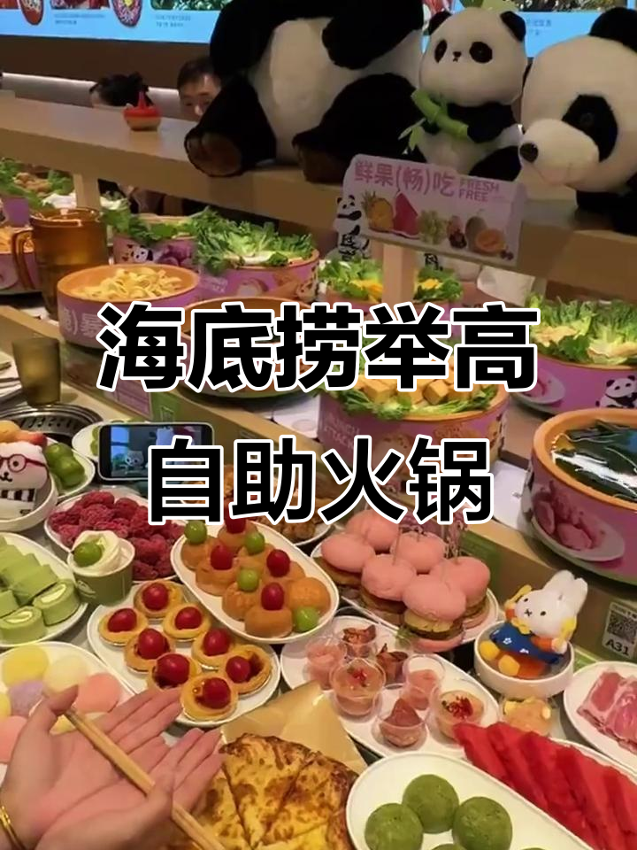 海底捞新店开业!举高高自助小火锅,百种菜品畅吃