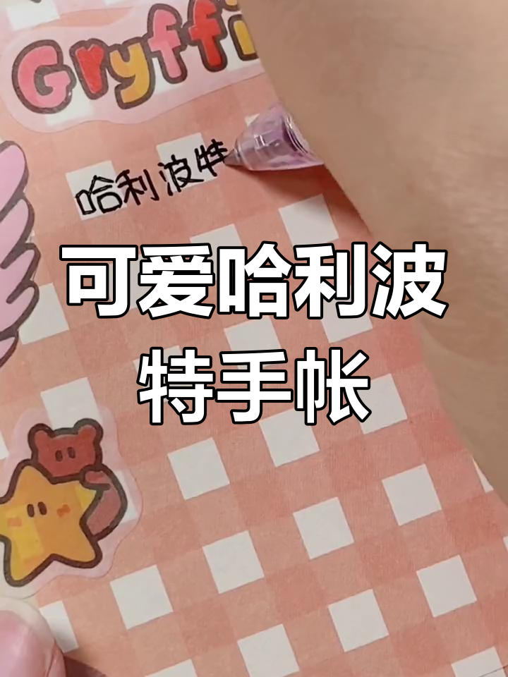软萌哈利波特韩风手帐排版,快来一起做!