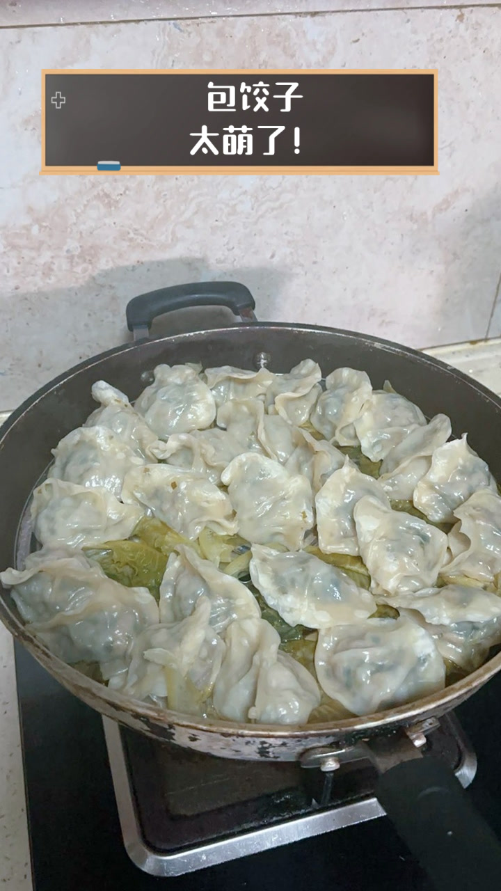 包饺子太萌了!