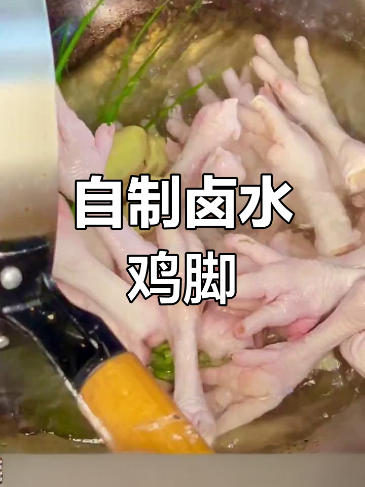 家庭版卤水鸡脚制作,简单又美味