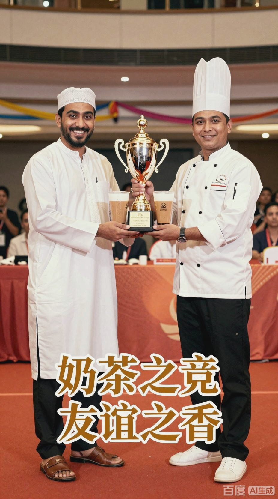 中巴奶茶大赛,阿甘队夺冠
