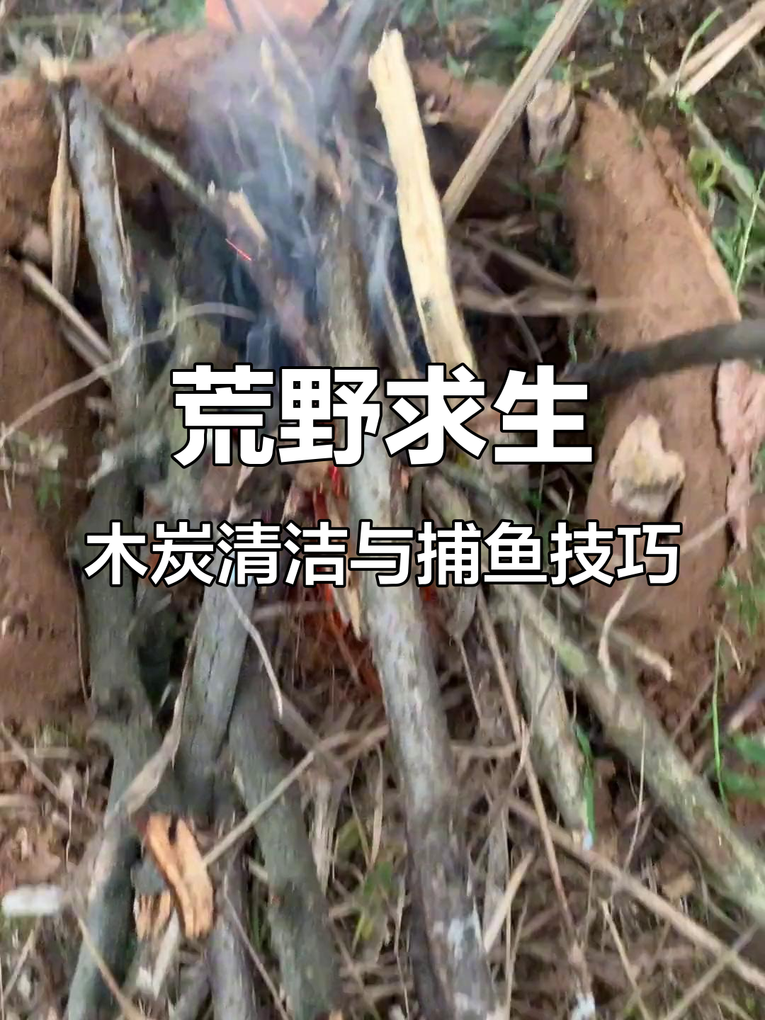 野外生存大挑战:用木炭刷牙、捕鱼陷阱和烤鸡蛋