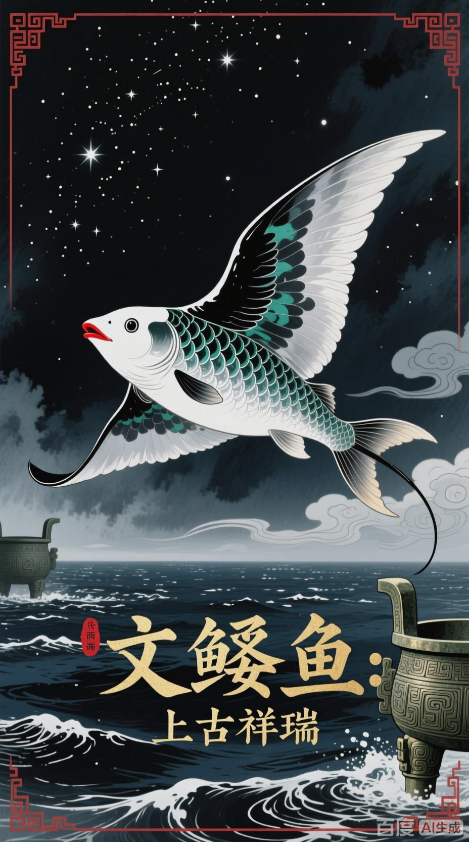 山海经奇兽：文鳐鱼探秘