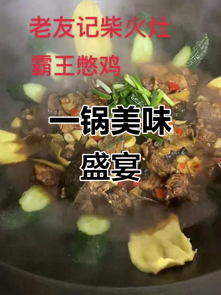 香气扑鼻,甲鱼、鸡肉、排骨一锅炖,味道绝佳!