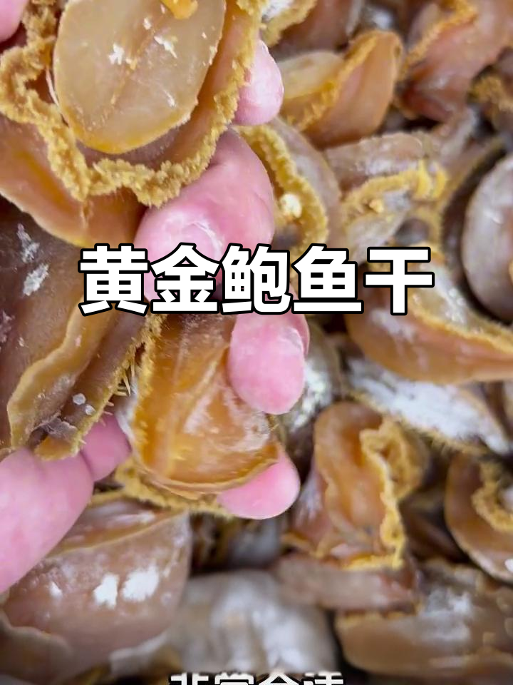 一斤15个黄金鲍鱼干,酒楼会所必备的完美一人份扣汁