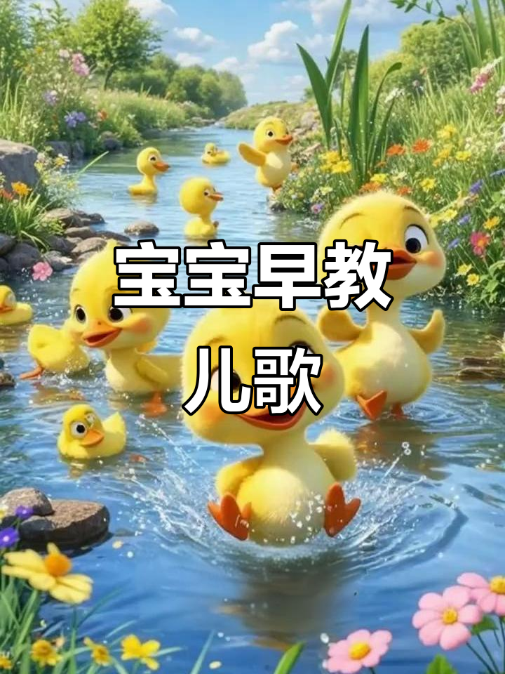 小鸭子嘎嘎叫,音乐启蒙儿歌,宝宝最爱