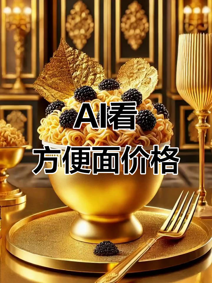 从1元到1亿，AI眼中的方便面价格差异