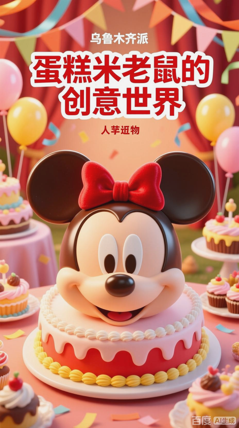 蛋糕米老鼠的创意世界