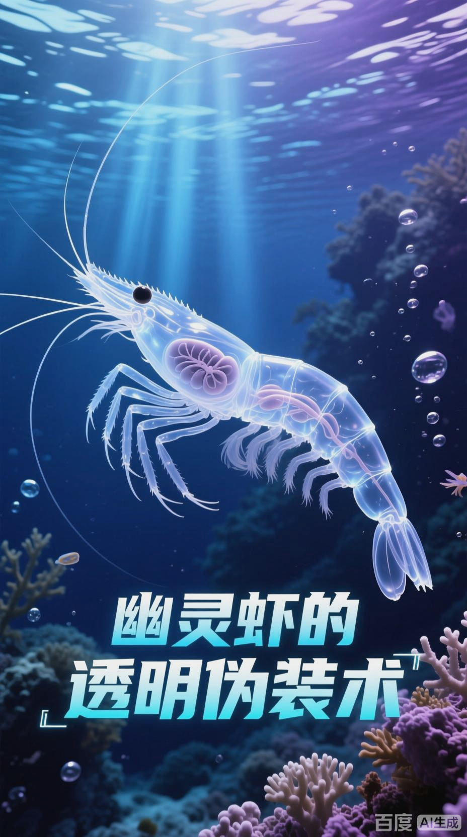 幽灵虾的透明伪装术
