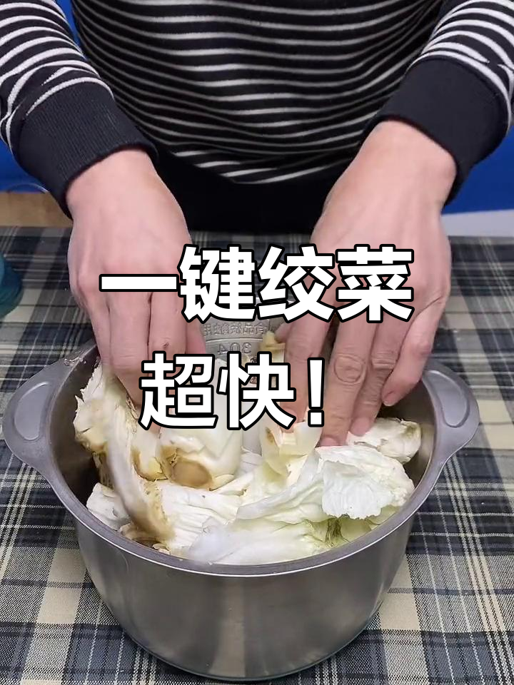 绞肉机轻松搞定白菜,省时又高效