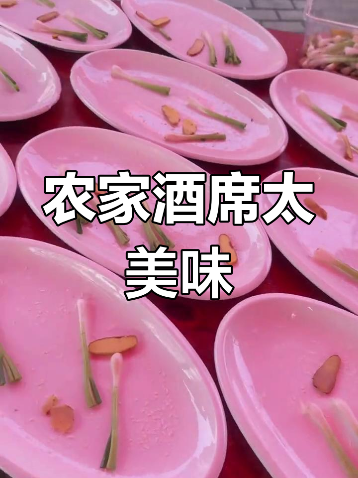 农村大席菜,新鲜又丰盛!每一道都用心做