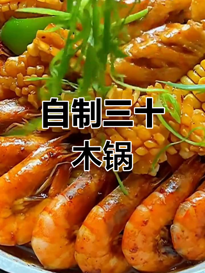 家庭版焖锅做法,鸡翅虾鱿鱼全都有