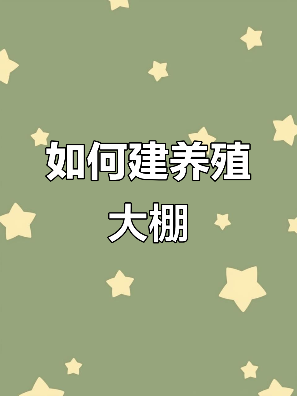 养殖大棚建造全流程,轻松学会鸽子、肉鸡等棚舍搭建
