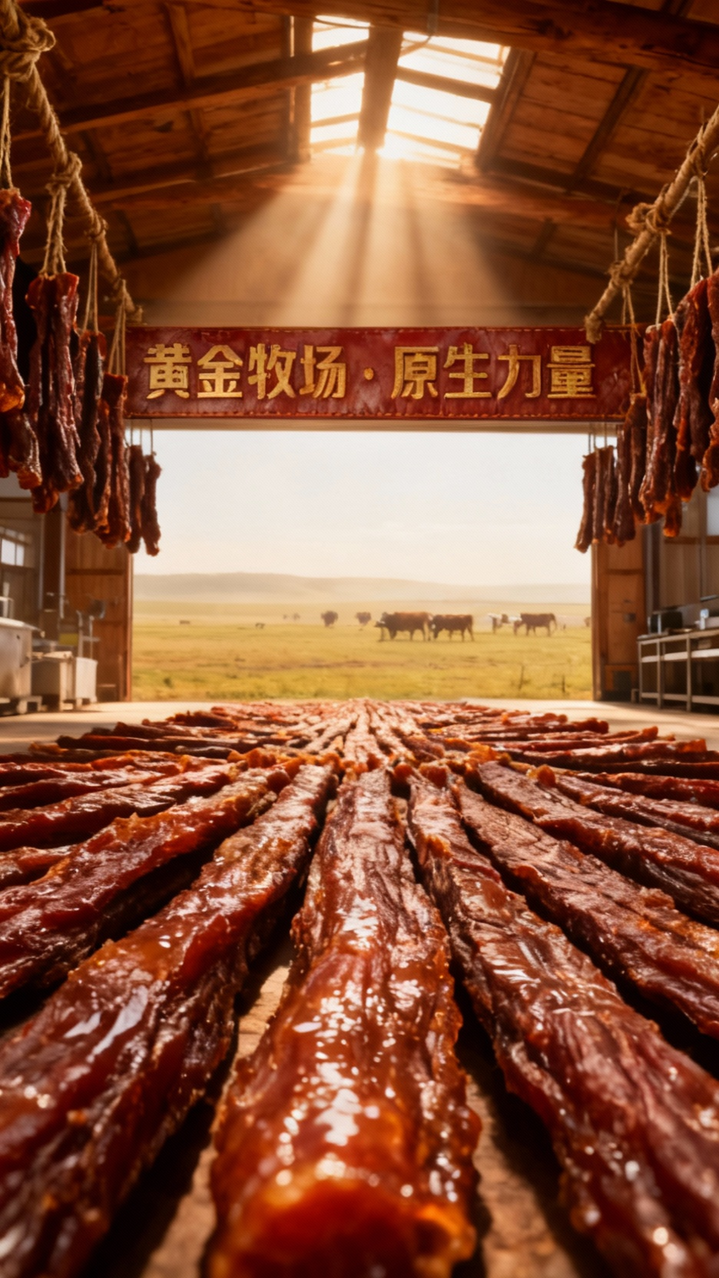 科尔沁风干牛肉,嚼劲十足高蛋白