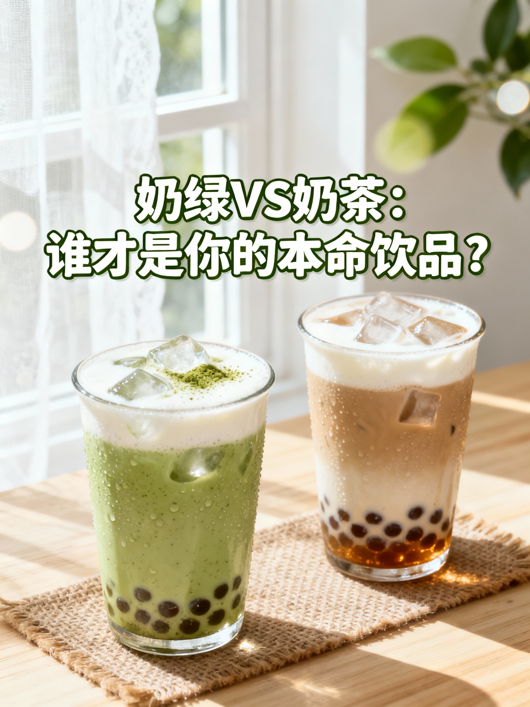 奶绿VS奶茶:谁才是你的本命饮品?