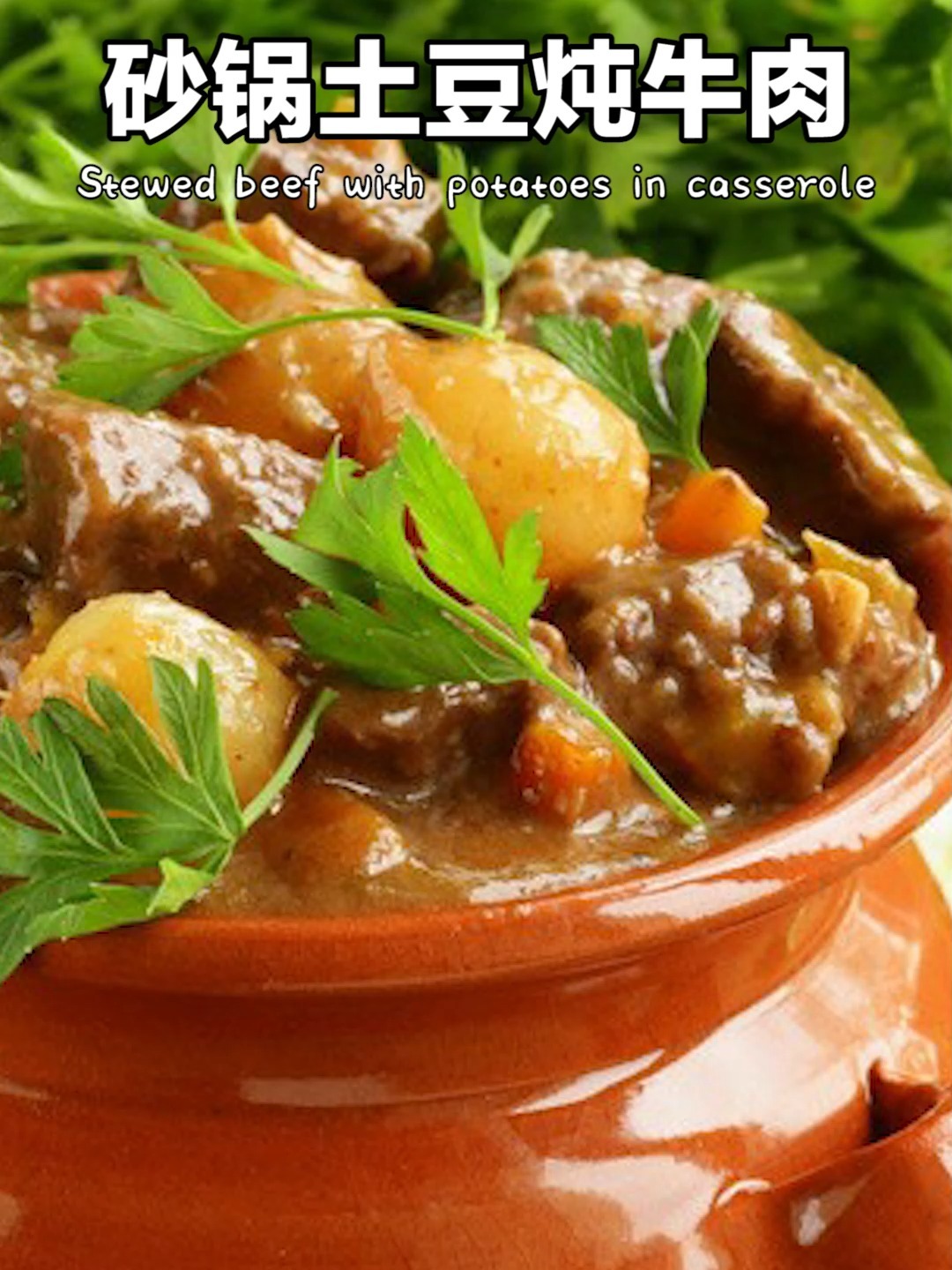 超级好吃的家庭砂锅土豆炖牛肉味道太棒了