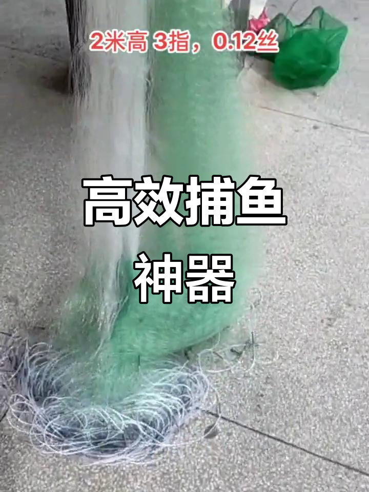 这款细丝网,轻松捕获各种淡水鱼,鲫、黑鱼一网打尽!
