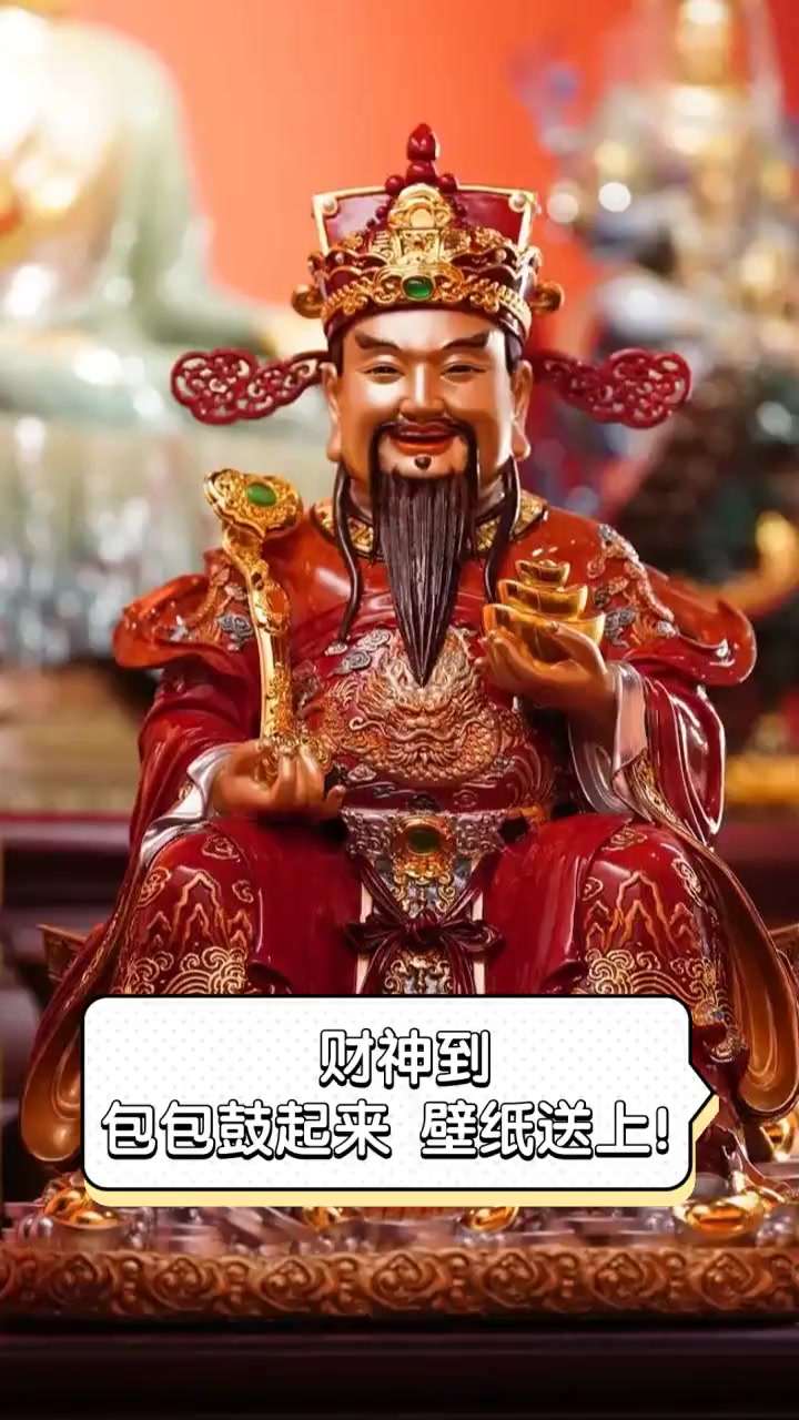 财神到,包包鼓起来,壁纸送上!