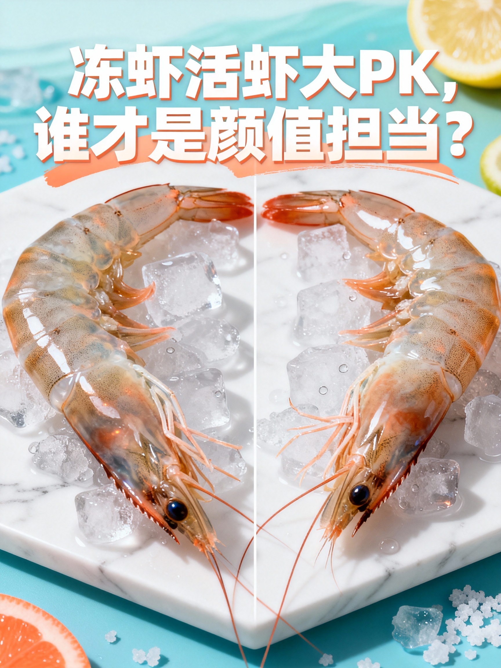 冻虾活虾大PK，谁才是颜值担当？