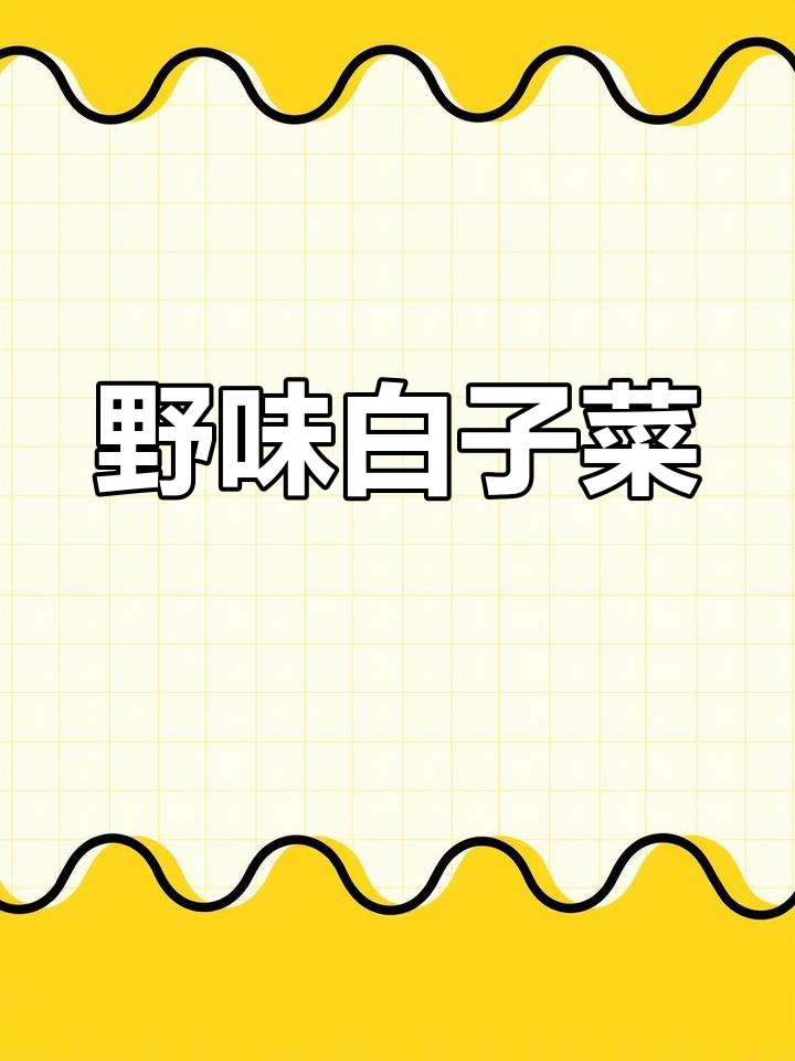 白子菜,口感独特,炒食美味,你尝过吗?