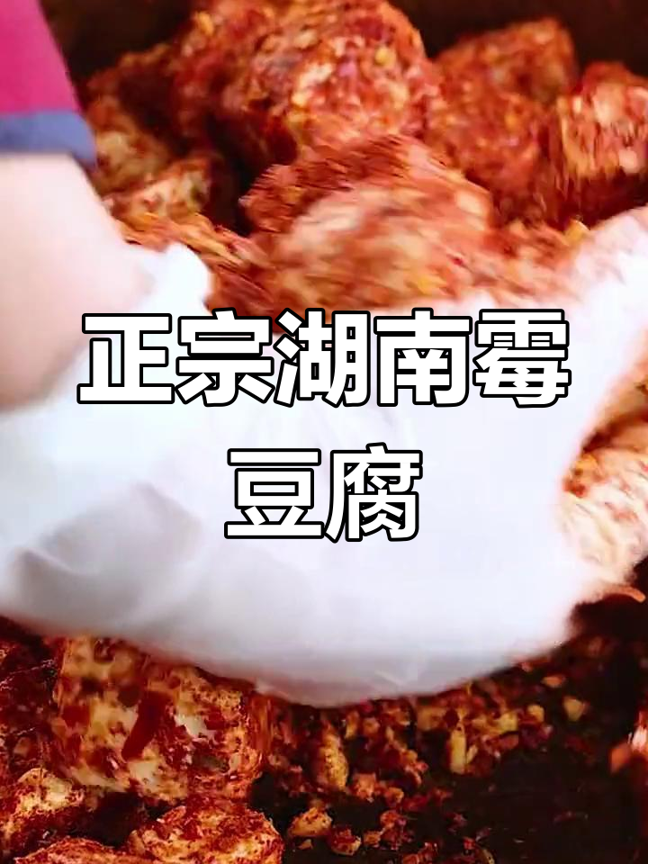湖南正宗霉豆腐,发酵时间短不发黑,香辣入味超下饭