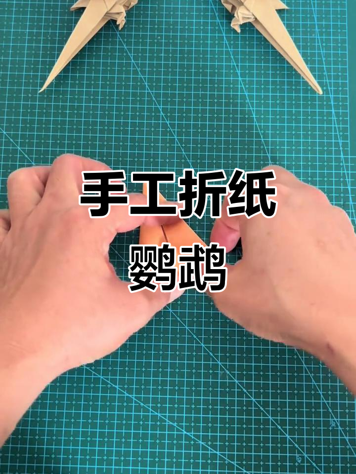 折纸鹦鹉鸟,简单又有趣的手工DIY教程