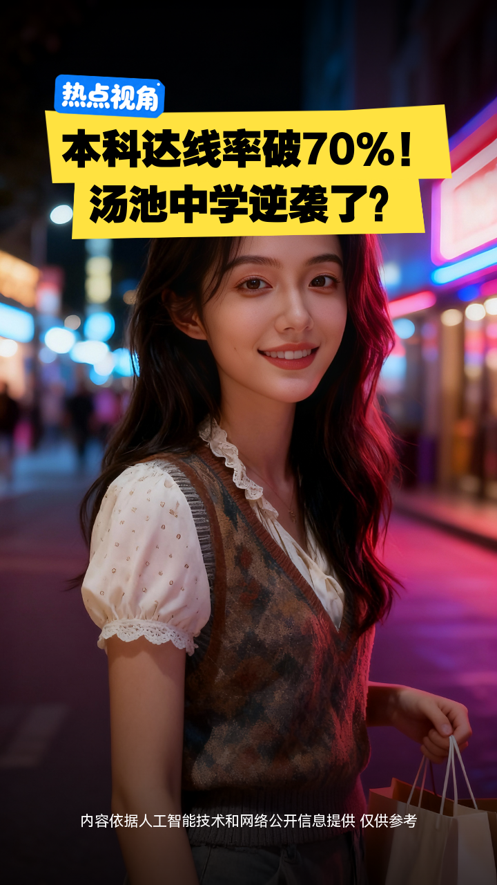 本科达线率破70%！汤池中学逆袭了？