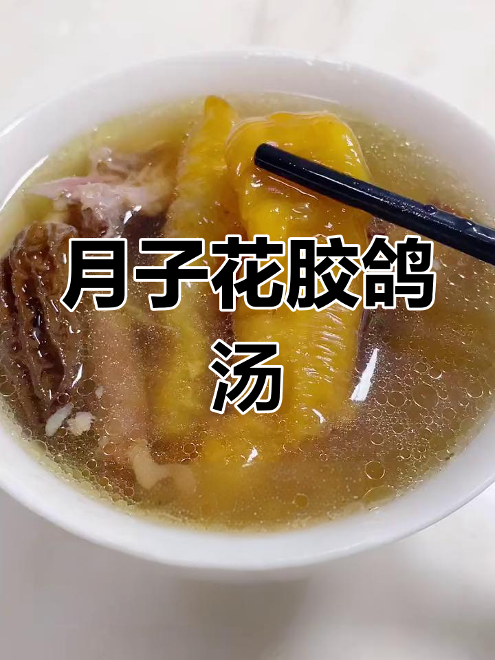 花胶羊肚菌鸽子汤,月子必喝美味不腥