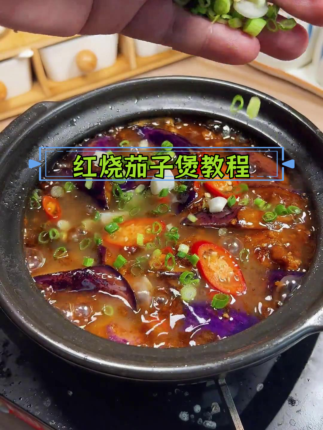 轻松做出美味红烧茄子煲,家常做法超简单