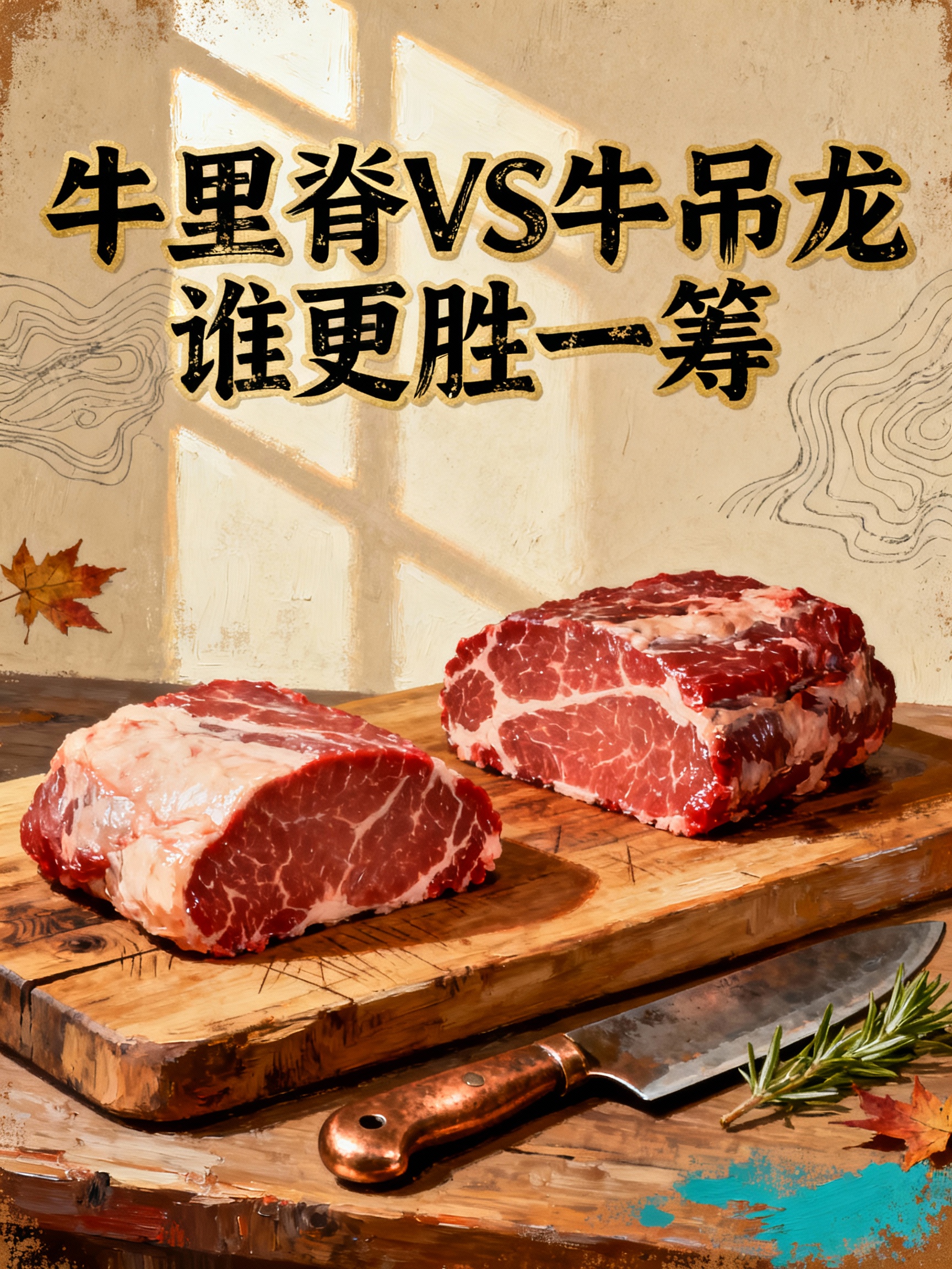 牛里脊和牛吊龙究竟谁更胜一筹