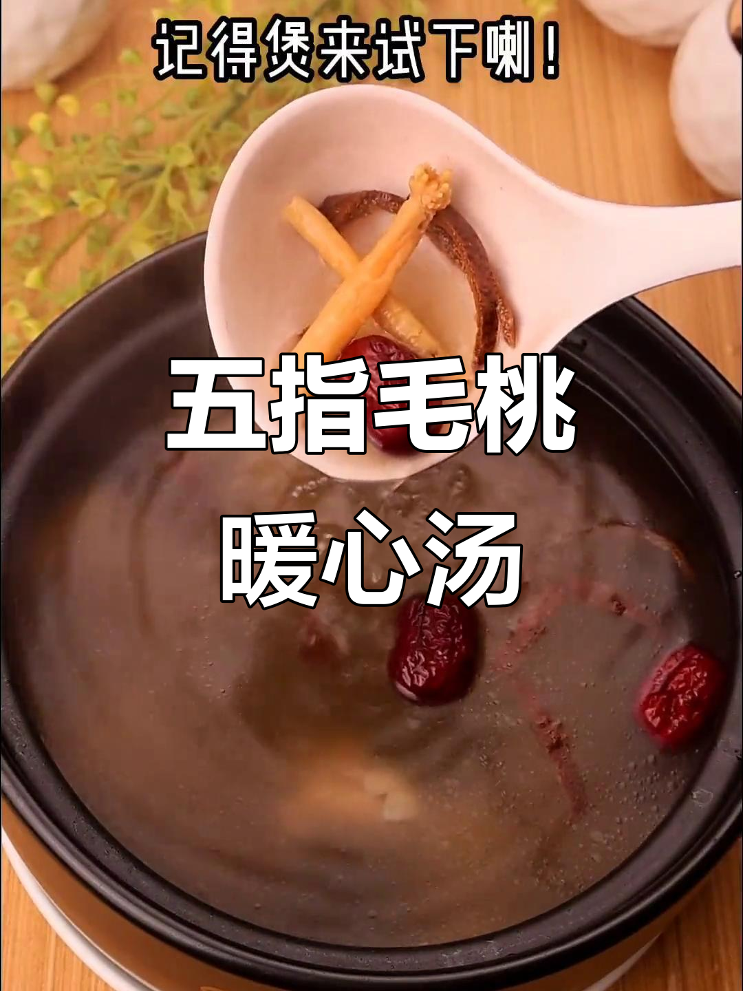 寒冬手脚冷?试试五指毛桃鸡汤,椰香四溢,温暖又美味!