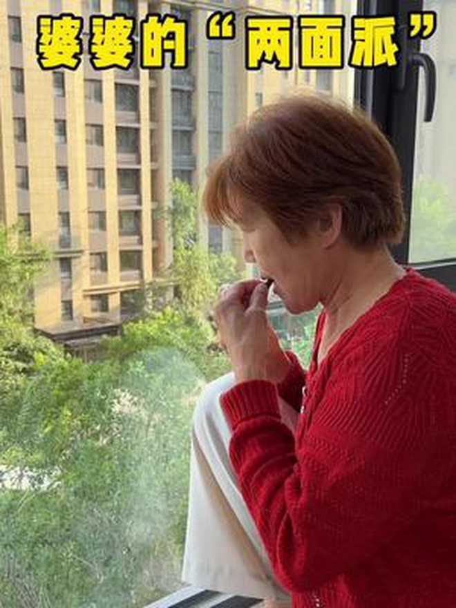 没想到婆婆还是两面派呢!