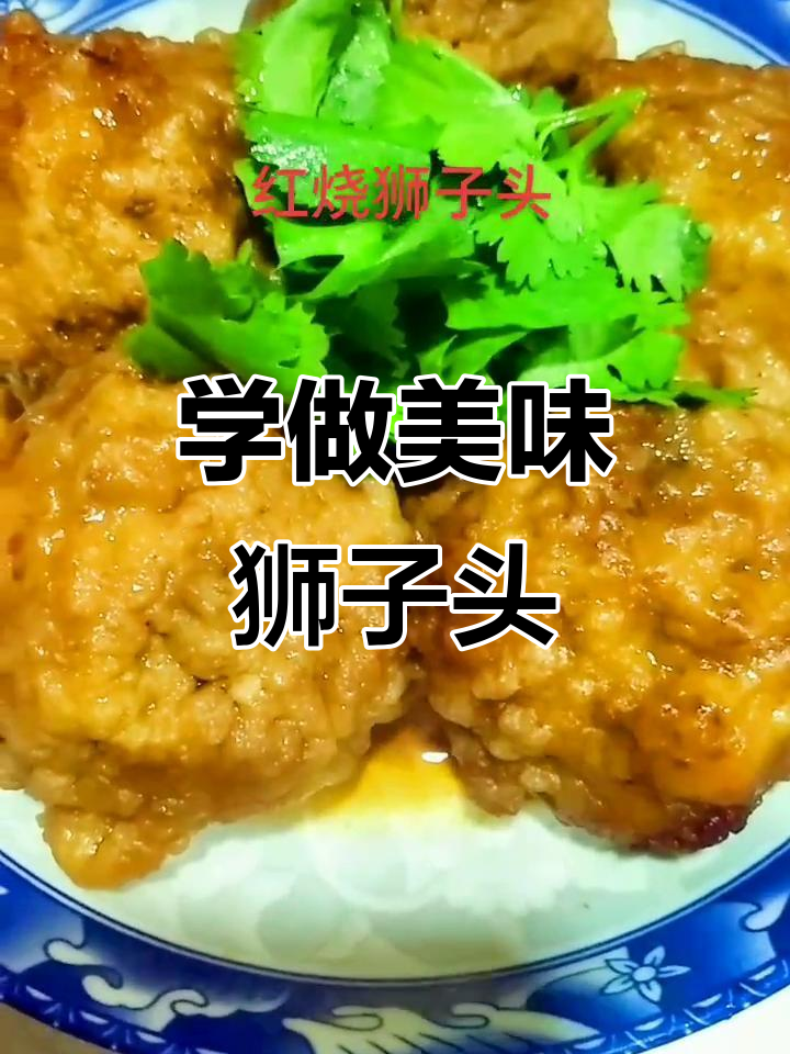 狮子头做法大揭秘,学会这道淮阳名菜,隔壁小孩都馋哭了